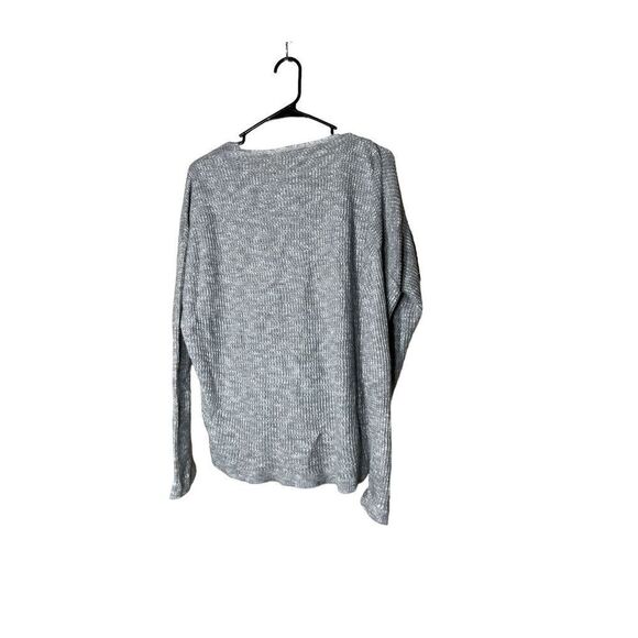Express Women’s Deep Cut Gray Long Sleeve Top Size XS - Picture 8 of 8